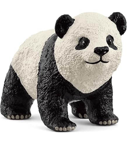 WILD LIFE ジャイアントパンダ(メス) Amazon.com: Schleich Wild Life, Animal Figurine, Animal Toys for